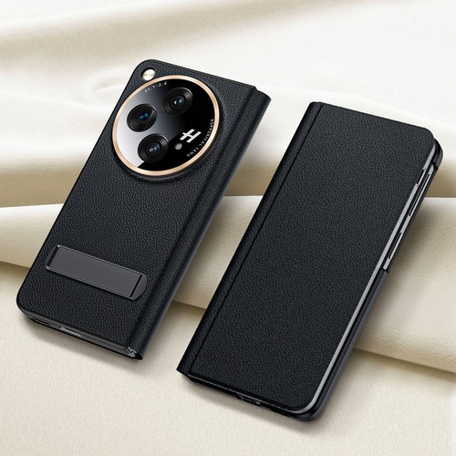For OnePlus Open Premium PU Leather Business Flip Case Magnetic Hidden Kickstand - Picture 8 of 8