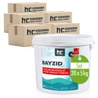 Chlorgranulat Schnelllöslich 20x5kg BAYZID 56% Pool Stoßchlorung Desinfektion