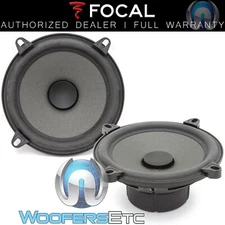FOCAL ISN-5 AUDIO POLYGLASS 5.25" MID-WOOFERS SHALLOW THIN SPEAKERS NEW PAIR