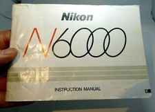 Nikon N6000 CAMERA Guide Book Instruction manual