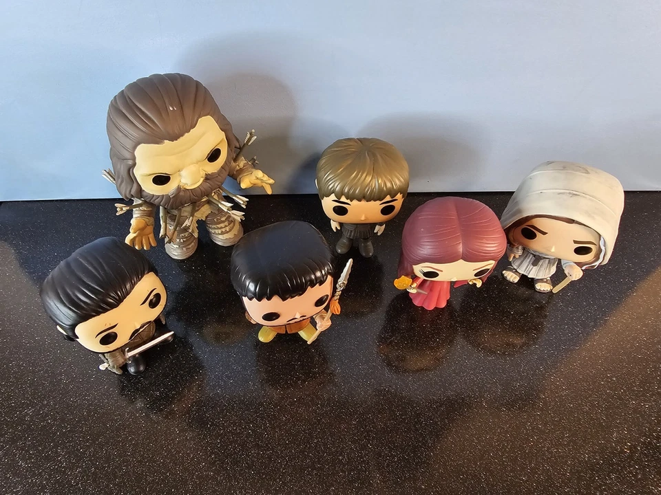 Funko Pop - Game Of Thrones Bundle Job Lot 6 Pops - Wun Wun, Milisandre Bran VGC - Image 2 of 4