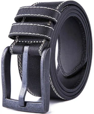 Men's Belts Casual Leather Jeans Belts 1.65" Wide