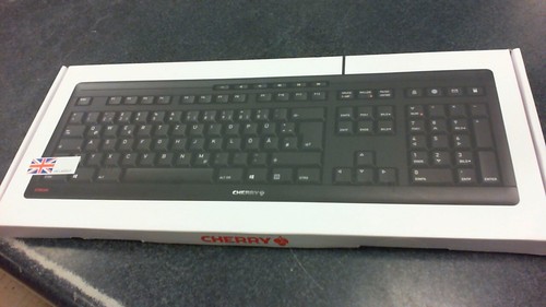 Cherry JK-8500GB-2 Stream Keyboard Corded Black Accs Uk English *NEW*