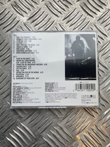 Jack Bruce CITIES OF THE HEART DOPPEL CD JEWELCASE CMPCD 1005AB - Foto 2 di 4