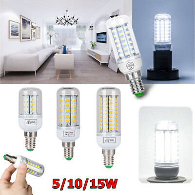 4/8x E14 LED Glühbirne Mais Licht Leuchtmittel Birne Lampe 5730 220V Kaltweiß