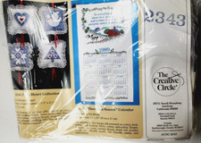 Vintage 1988 The Creative Circle 2343 "Folk Heart" embroidery Kit