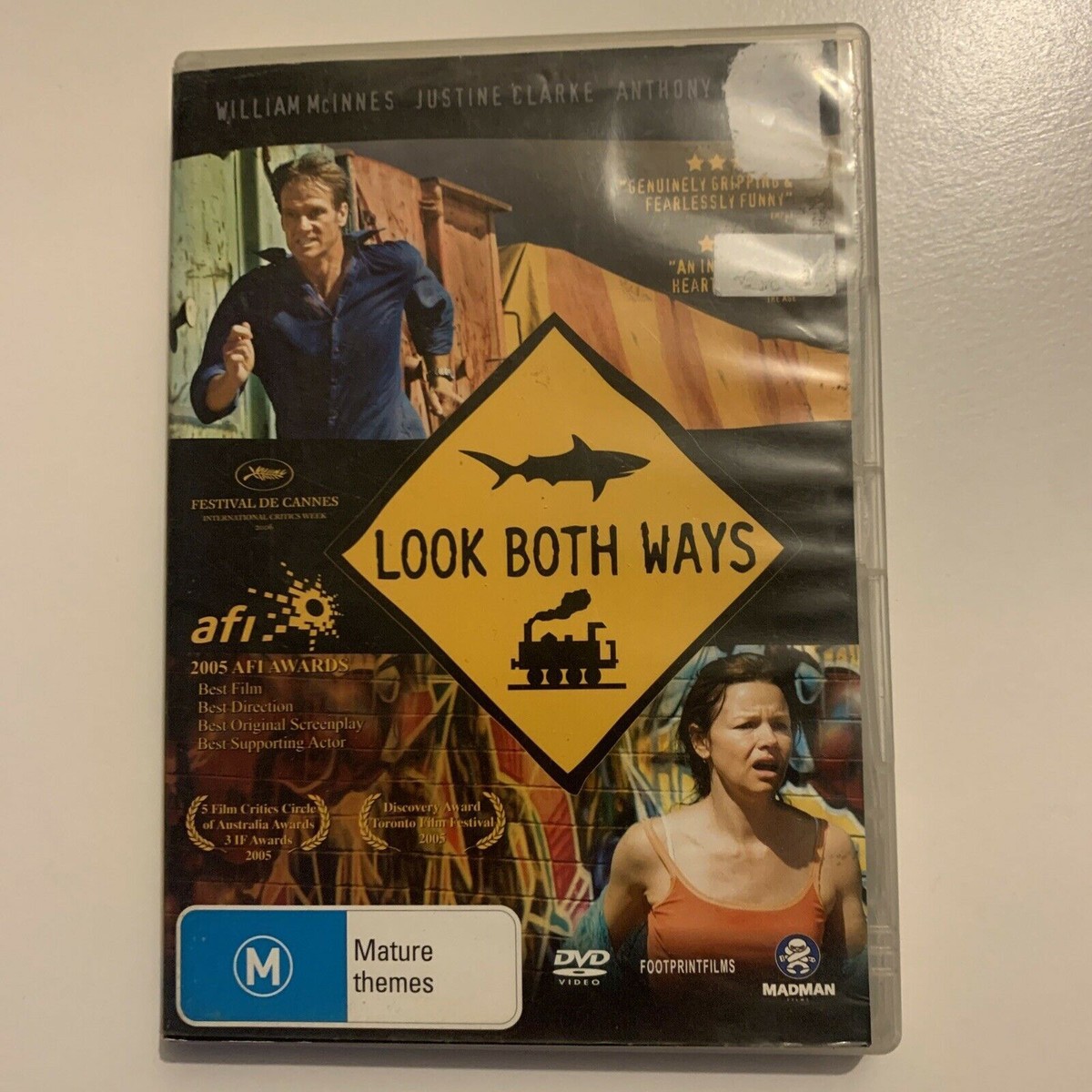 Look Both Ways (DVD, 2005, 2-Disc) William McInnes, Justine Clarke