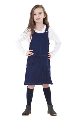Baby denim dungaree dress hotsell