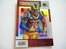 TODD GURLEY LOS ANGELES RAMS INSERT THROWBACKS T-9 2019 PANINI NFL FOOTBALL