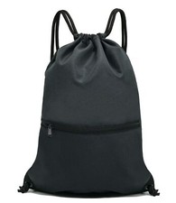 Drawstring Backpack Bag Sport Gym Sackpack