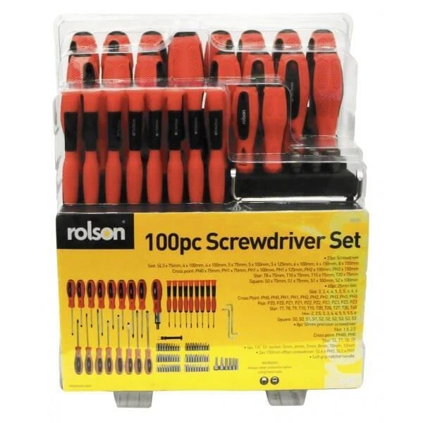Rolson 51 2024 piece screwdriver set