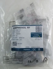 50 AMPHENOL 34-1037 HD-BNC RF/COAXIAL CONNECTOR/STRAIGHT CRIMP PLUG BELDEN 1855A