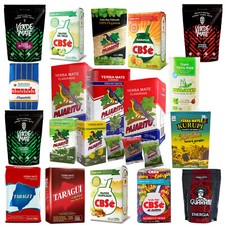 YERBA MATE TEA CBSe, Pajarito, Verde Mate , Kurupi, Guarana, Taragui Energia