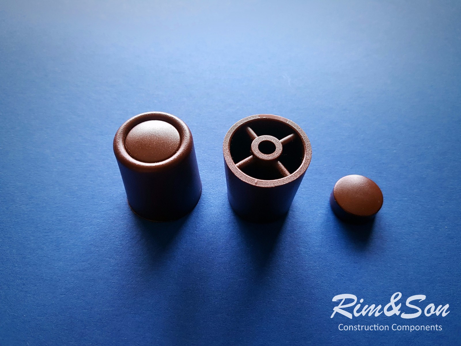 Brown Rubber Door Stop Stopper Floor Holder Home Interior Decor + Screw