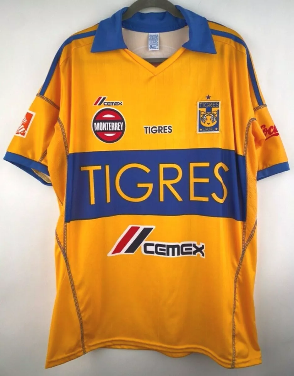 UANL Mexico Soccer Jersey Shirt Carta Blanca Cemex Home Depot Remini L | eBay