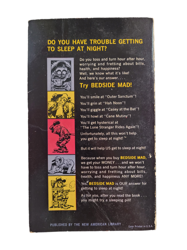 Vintage The Bedside Mad Paperback Sixteenth Printing 1964 Satire Humor GOOD - Picture 2 of 20