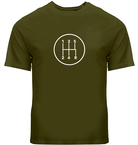 5 Speed Stick Unisex Shirts Manual Transmission Shift Pattern Mens Tee T-Shirt - Picture 17 of 33