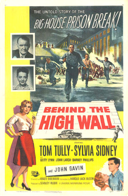 Behind The High Wall Tom Tully, Sylvia Sidney Movie Poster Print 17 X 12