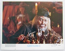 GREMLINS - 1984 Lobby Card 14 x 11 - Zach Galligan, Phoebe Cates, Gizmo, Stripe.