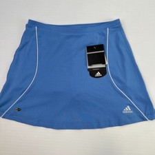 Adidas Skort Women Small Tennis Climalite Golf Skirt Pocket 26x14 Gym Core Ne