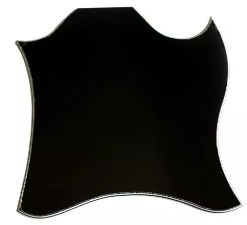 4 Ply Black For US Gibson SG Standard Blank No Screw Holes Guitar Pickguard