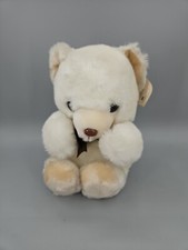 RUSS Friendly Teddy Bear Stuffed Plush Toy White Brown Ribbon New Tags