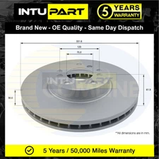 Fits BMW X5 2000-2006 X3 2006-2011 3.0 D 4.4 Intupart Front Brake Disc #1