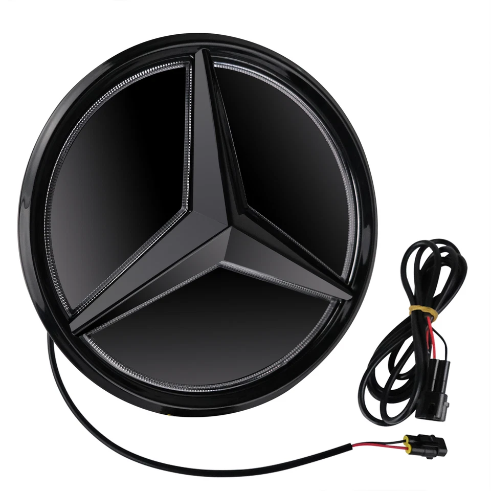 Fit for 2016-19 Mercedes Benz W213 E-Class Car Emblem Light  Front Grille LED- Foto 3 de 4