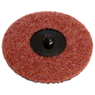 Burgundy/Medium Quick Change Surface Conditioning Discs, 3  Diameter, 25/Pk