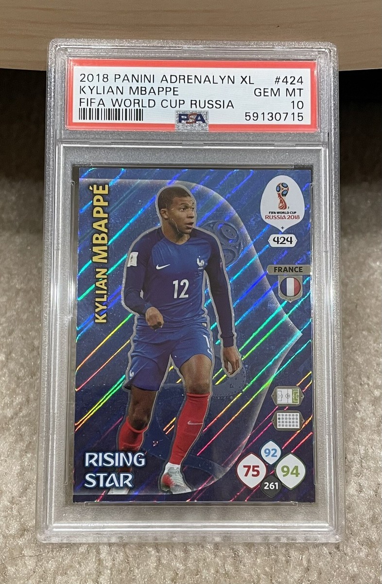 PSA9 RC mbappe panini 2018 W杯 2018 Panini Adrenalyn XL World Cup Kylian Mbappe RC ROOKIE