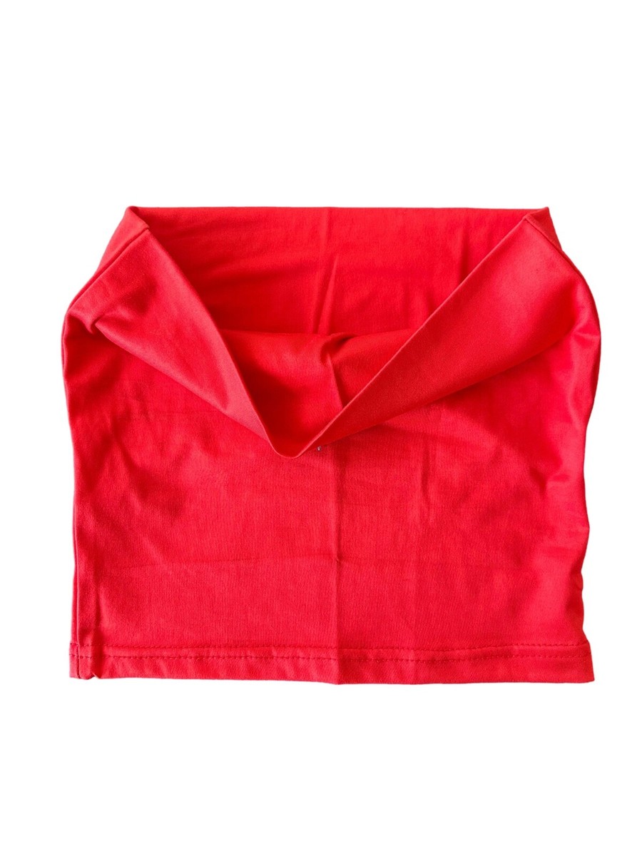 BADBLOOD Tube Top red タンクトップ チューブトップ 韓国 Sculpt Longline Tube Top Red | Garage