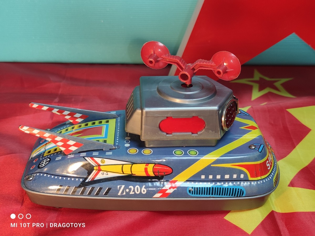 VINTAGE FLASH SPACE PATROL Z-206 TOY BATT. OPERATED GREECE VERSION