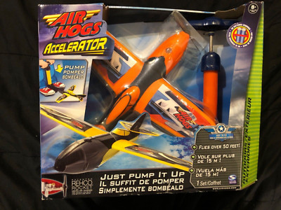 Air Hogs Accelerator Air Pressure Sport Sized Racing Plane Spin Master 2009