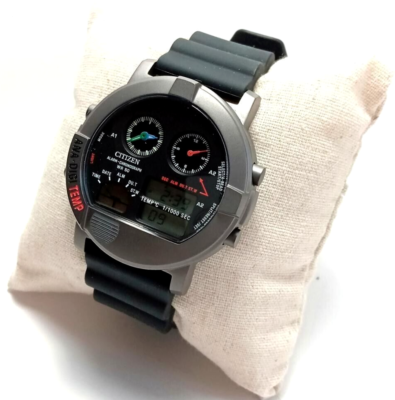 CITIZEN ANA DIGI TEMP WATCH black Japan 250 Limited edition CITIZEN ANA DIGI TEMP WATCH black Japan 250 Limited edition