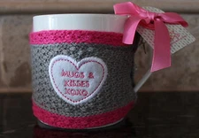 Ceramic Sweater Mug Coffee Cup 14oz  Mug & Kisses  Hot Chocolate Tea