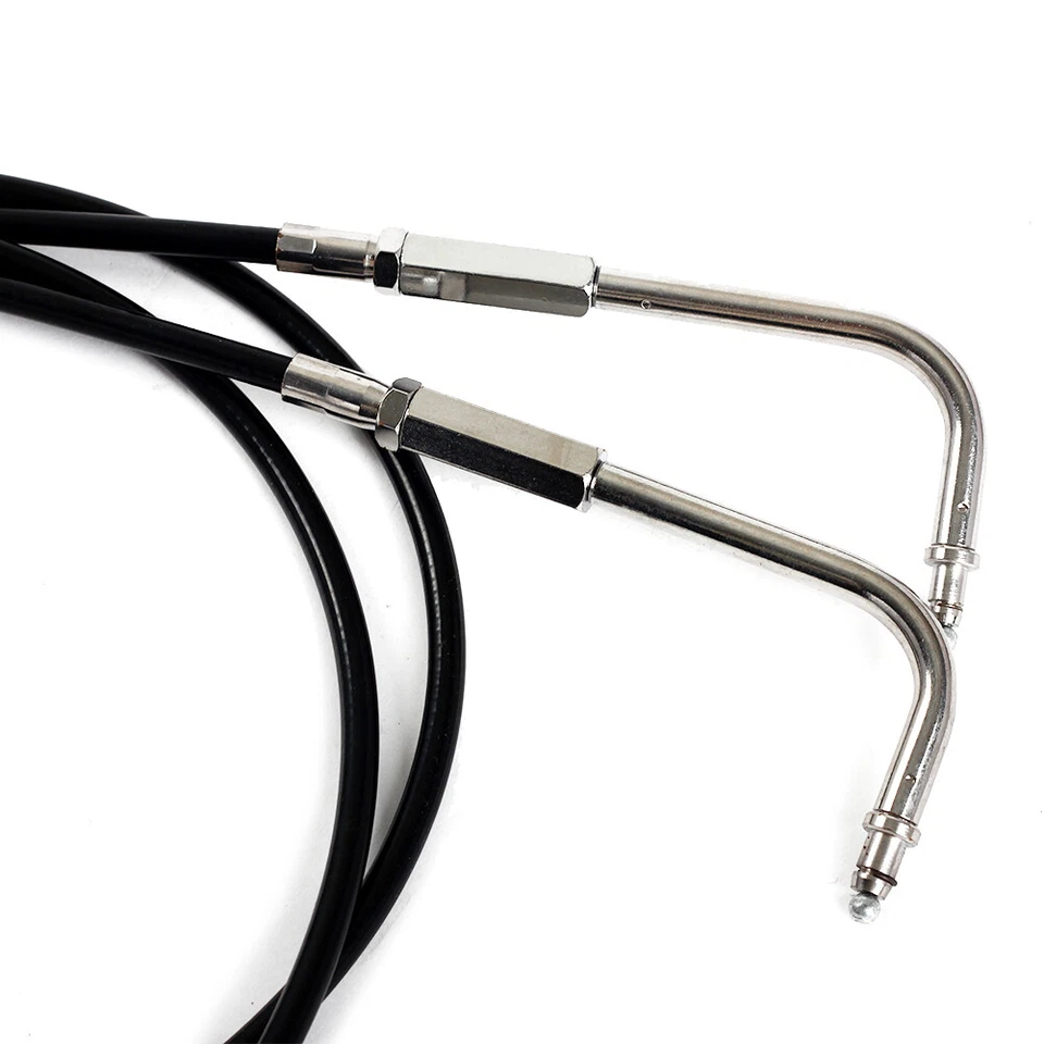 PVC 51.2" Throttle Cable for Harley Sportster Dyna Heritage Fatboy Road Glide Foto 3 de 4