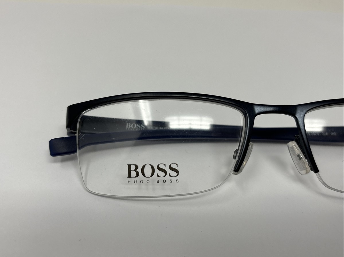 Hugo Boss Eyeglasses Boss 0878 0J4 140 55/19 7-4 Half Rim Hugo Boss Eyeglasses Boss 0878 0J4 140 55/19 7-4 Half Rim