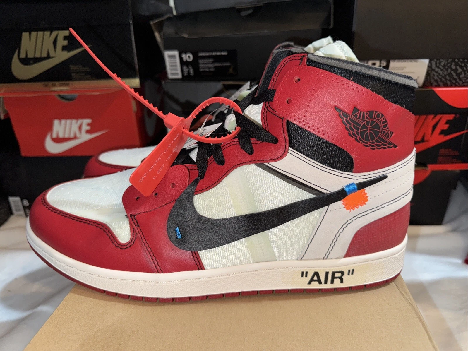 Jorrdan 1 retro “Off White” Chicago BRAND NEW SZ. 14 - Picture 1 of 14