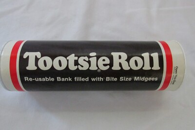VINTAGE TOOTSIEROLL CANDY STAND UP  BANK