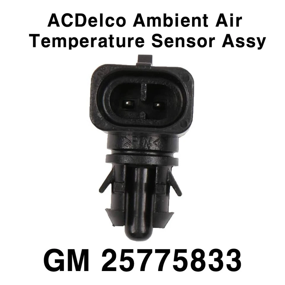 Sensor de temperatura do ar ambiente OEM #25775833 2 pinos para GM Chevrolet - Imagem 3 de 3