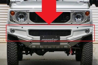 Monster Sport For Suzuki 18-22 Jimny Samurai JB64W Unpainted Front