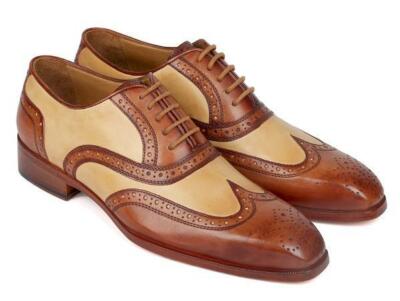 Pskaufman brogue, men\'s size 7.5, brown No.1051 RUNWAY brogue shoe Brown Rub-off WOMEN  main image 4