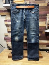 Freenote Cloth Denim Jeans Tapered Selvedge Marked 31 Fit Like 33