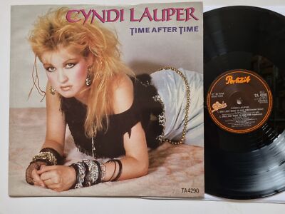 Cyndi Lauper - Time After Time/ Girls Just Want To Have Fun 12'' Vinyl Maxi UK