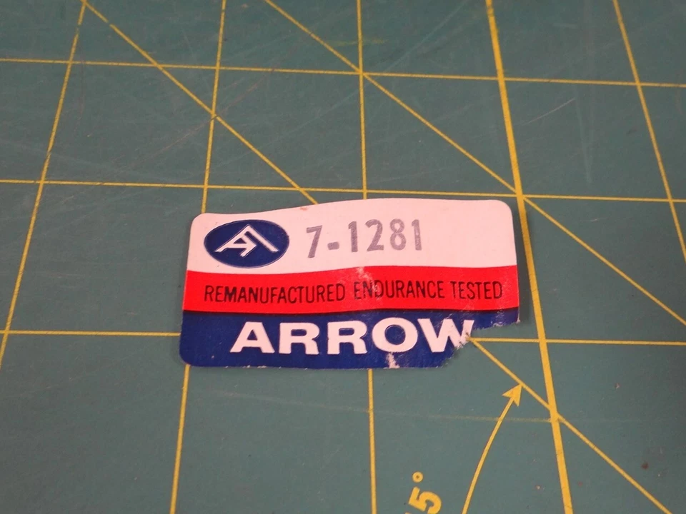 Bomba de agua Arrow 7-1281 - Remanufacturada 72 - 74 CHRYSLER DODGE TRUCK PLYMOUTH Foto 3 de 4