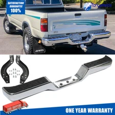 TO1102221 Chrome Rear Step Bumper Face Bar for Truck Toyota Pickup 1989-1995