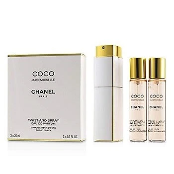 Chanel No. 5 by Chanel Twist and Spray Eau de Parfum Purse Spray 3 x 20 ml.  Brand new. Sealed. 