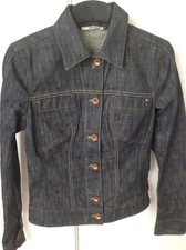 New, By Gas, Dark Grey Denim, Jacket, Size S,