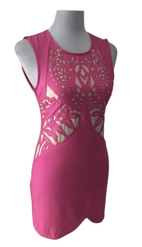MIKA & GALA Stunning Pink Mini BodyCon Mini Dress. Size 6. NWT - Picture 3 of 8