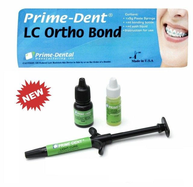 PRIME DENT Light Cure Orthodontic Resin Adhesive Ortho Bond Paste (012